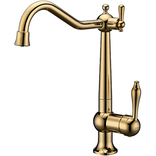 Смеситель для кухни Paulmark Retro золото Re213226-G Смеситель для кухни Paulmark Retro золото Re213226-G