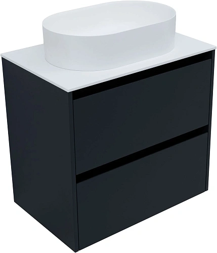 Тумба под раковину Allen Brau Activity 70 1.34003.AM антрацит матовый/черный брашированный Тумба под раковину Allen Brau Activity 70 1.34003.AM антрацит матовый/черный брашированный