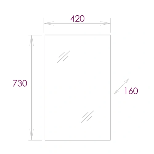 Зеркальный шкаф Onika ВЕНЕЦИЯ 42.00 Универсальный 204201 Зеркальный шкаф Onika ВЕНЕЦИЯ 42.00 Универсальный 204201