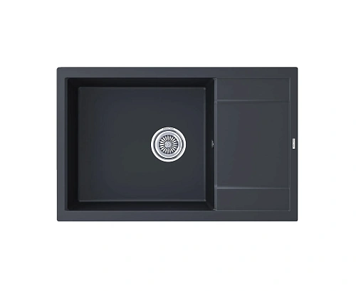 Кухонная мойка Paulmark FLUGEN 60 PM317850-AN, антрацит, 780х500 мм Кухонная мойка Paulmark FLUGEN 60 PM317850-AN, антрацит, 780х500 мм