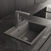 Кухонная мойка ABBER Quarz AQ2902G серый Кухонная мойка ABBER Quarz AQ2902G серый