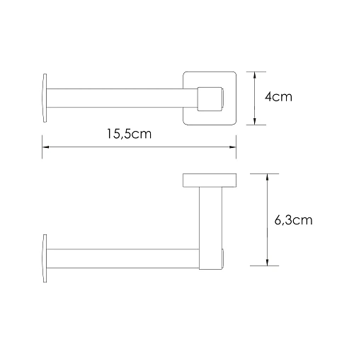 Держатель туалетной бумаги WasserKRAFT Rhin K-8796 хром Держатель туалетной бумаги WasserKRAFT Rhin K-8796 хром