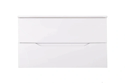 Тумба с раковиной Orange Line Li-100Tuw+Ra подвесная, белый матовый Тумба с раковиной Orange Line Li-100Tuw+Ra подвесная, белый матовый