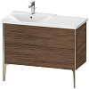 Тумба под раковину Duravit XVIU XV44950B121 напольная 100 см Орех темный