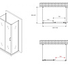 Душевой уголок ABBER Schwarzer Diamant AG30140B-S90B-S90B 140x90 см универсальный, профиль черный, стекло прозрачное Душевой уголок ABBER Schwarzer Diamant AG30140B-S90B-S90B 140x90 см универсальный, профиль черный, стекло прозрачное