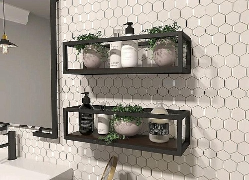 Полка Malibu Luxe ФР-00007120 520х160х140 кованая Полка Malibu Luxe ФР-00007120 520х160х140 кованая