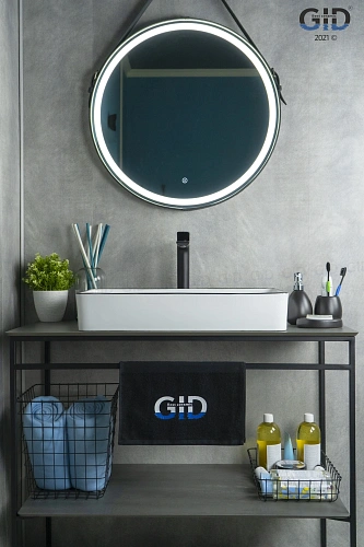 Раковина Gid Nc9399 52225 накладная белая / черная 60x34x11 Раковина Gid Nc9399 52225 накладная белая / черная 60x34x11