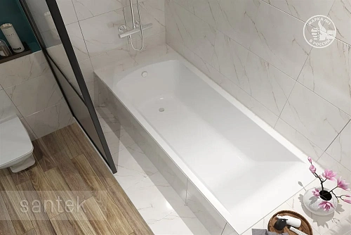 Акриловая ванна Santek Фиджи 180х80 прямоугольная 1WH501706 1.WH50.1.706 Акриловая ванна Santek Фиджи 180х80 прямоугольная 1WH501706 1.WH50.1.706