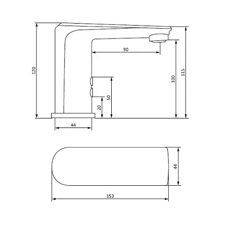 Смеситель для раковины Damixa Origin Evo 2 780290000 хром Смеситель для раковины Damixa Origin Evo 2 780290000 хром