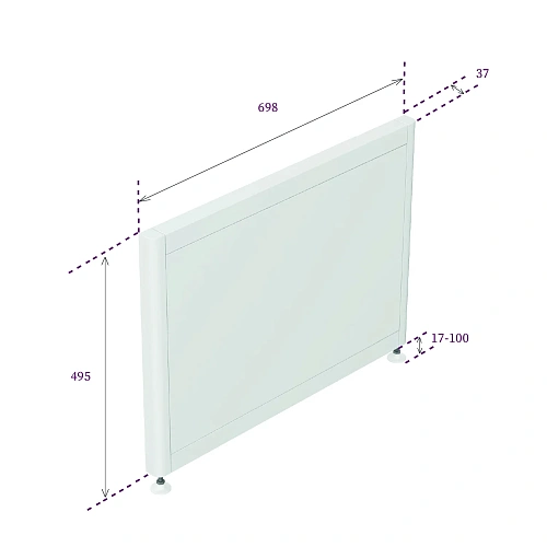 Экран для ванны торцевой Onika Нова/Эко 70 см 527002 Экран для ванны торцевой Onika Нова/Эко 70 см 527002