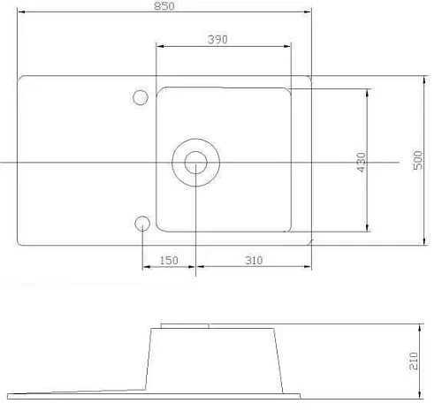 Кухонная мойка Aquaton Верона, 1A710032VR060, светло-бежевая Кухонная мойка Aquaton Верона, 1A710032VR060, светло-бежевая