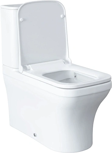 Чаша напольного унитаза Allen Brau Infinity 4.21012.20 с крышкой, белый глянец Чаша напольного унитаза Allen Brau Infinity 4.21012.20 с крышкой, белый глянец