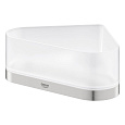 Полка GROHE Selection, угловая с держателем, суперсталь (41038DC0) Полка GROHE Selection, угловая с держателем, суперсталь (41038DC0)