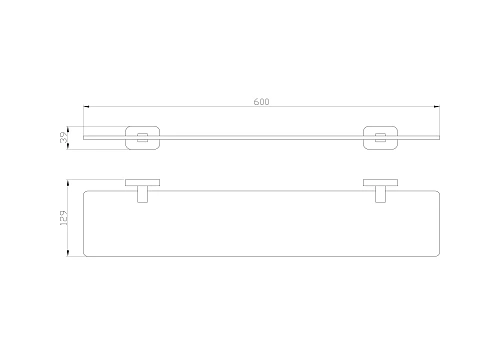 Полка Wonzon & Woghand GRAFFITY брашированный никель (WW-9327-BN) Полка Wonzon & Woghand GRAFFITY брашированный никель (WW-9327-BN)
