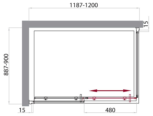 Душевой уголок BelBagno UNO-AH-1-120/90-P-Cr 1200x900 мм Душевой уголок BelBagno UNO-AH-1-120/90-P-Cr 1200x900 мм