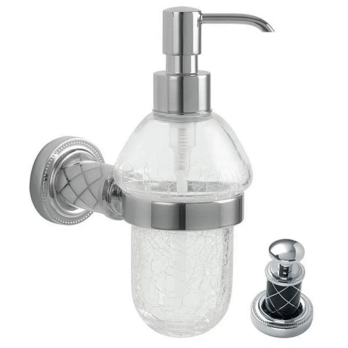 Дозатор жидкого мыла Boheme MURANO 10912-B-CR CHROME (черное) Дозатор жидкого мыла Boheme MURANO 10912-B-CR CHROME (черное)