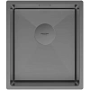 Кухонная мойка Paulmark NEXT 38 UNI, PM213844-GM, вороненая сталь,380х440мм 1,2мм Кухонная мойка Paulmark NEXT 38 UNI, PM213844-GM, вороненая сталь,380х440мм 1,2мм
