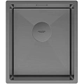 Кухонная мойка Paulmark NEXT 38 UNI, PM213844-GM, вороненая сталь,380х440мм 1,2мм Кухонная мойка Paulmark NEXT 38 UNI, PM213844-GM, вороненая сталь,380х440мм 1,2мм