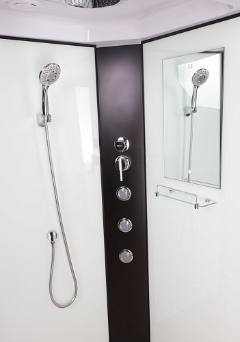 Душевая кабина Niagara Classic NG-6707-14G (800х800х2150) высокий поддон (40см) стекло прозрачное черные профиля 67071414G Душевая кабина Niagara Classic NG-6707-14G (800х800х2150) высокий поддон (40см) стекло прозрачное черные профиля 67071414G