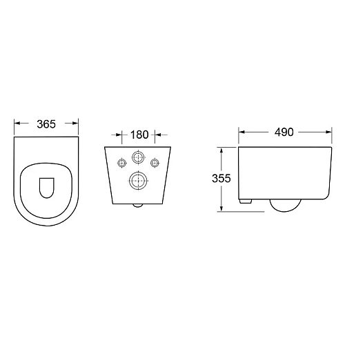 Унитаз подвесной Ceruttispa TANARO Aria MB CT9238 безободковый черный матовый, сиденье микролифт Унитаз подвесной Ceruttispa TANARO Aria MB CT9238 безободковый черный матовый, сиденье микролифт