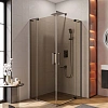 Душевой уголок CEZARES SLIDER-AH-2-80/90-90/100-BR-GM 80-90x90-100см стекло тонированное (бронза), профиль оружейная сталь Душевой уголок CEZARES SLIDER-AH-2-80/90-90/100-BR-GM 80-90x90-100см стекло тонированное (бронза), профиль оружейная сталь