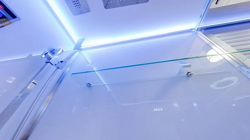 Душевая кабина Timo Premium HELMA (90x120x220) H-520R-T-CH/C стульчик прозрачный Душевая кабина Timo Premium HELMA (90x120x220) H-520R-T-CH/C стульчик прозрачный