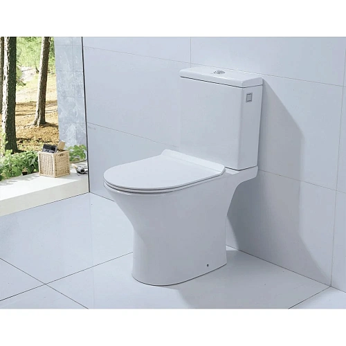 Унитаз напольный Orans Ceramic WM-9902 безободковый с микролифтом 9902WM Унитаз напольный Orans Ceramic WM-9902 безободковый с микролифтом 9902WM