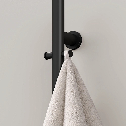 Полотенцесушитель электрический SANCOS Etna 150x3 SC13001MB I-образный черный матовый Полотенцесушитель электрический SANCOS Etna 150x3 SC13001MB I-образный черный матовый