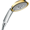 Душевая лейка Hansgrohe Raindance Classic 100 3jet 28548090, хром/под золото
