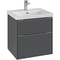 Тумба под раковину Villeroy & Boch Subway 3.0 Graphite / Graphite C57802VR Тумба под раковину Villeroy & Boch Subway 3.0 Graphite / Graphite C57802VR