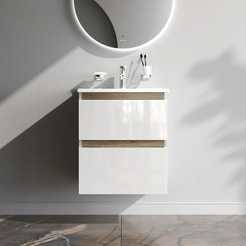 Тумба под раковину AM.PM X-Joy M85AFHX0552WG подвесная, 55 см, белый Тумба под раковину AM.PM X-Joy M85AFHX0552WG подвесная, 55 см, белый