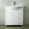Тумба с раковиной Style Line Амелия 75 (3 ящ.) Байкал 75 ЛС-00002281 Тумба с раковиной Style Line Амелия 75 (3 ящ.) Байкал 75 ЛС-00002281
