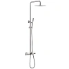 Душевая система ABBER Thermostat AF8516SPL с термостатом и изливом, сатин