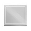 Картинка анонса товара «зеркало belbagno spc-kraft-900-800-sens-nero 900x800x32 мм с подсветкой и сенсорным выключателем»