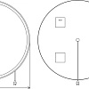 Зеркало STWORKI Мальмё 100 с подсветкой, сенсор на зеркале, круглое, настенное, российское 465734 Зеркало STWORKI Мальмё 100 с подсветкой, сенсор на зеркале, круглое, настенное, российское 465734