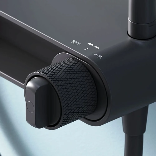 Душевая система AM.PM X-Joy F0785A622 верхний душ 220мм, черный Душевая система AM.PM X-Joy F0785A622 верхний душ 220мм, черный