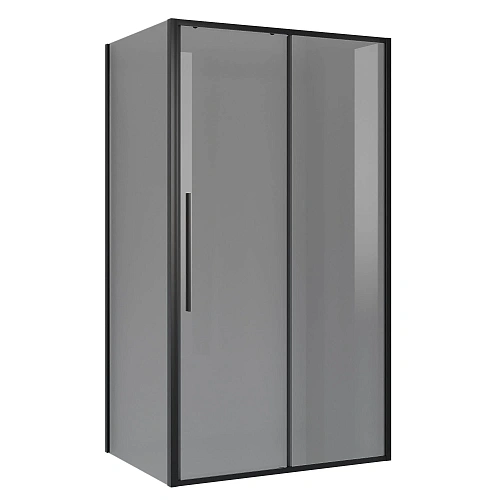 Душевой уголок Niagara Nova NG-85-14TB-TB90-34 (140x90x195) прямоуг, раздвижн, черный матов., стекло тонированное Душевой уголок Niagara Nova NG-85-14TB-TB90-34 (140x90x195) прямоуг, раздвижн, черный матов., стекло тонированное