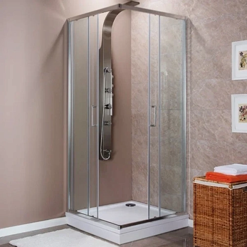 Душевой уголок Aquanet Alfa Cube NAA1142 100x100, прозрачное стекло 00185041 Душевой уголок Aquanet Alfa Cube NAA1142 100x100, прозрачное стекло 00185041