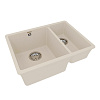 Кухонная мойка Lemark SINARA 550.2-U встраиваемая снизуз кварцгранита, шампань 9910084 Кухонная мойка Lemark SINARA 550.2-U встраиваемая снизуз кварцгранита, шампань 9910084