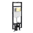 Детальная картинка товара «инсталляция для унитаза wasserkraft dinkel 58tlt.010.me.pg02 с клавишей смыва золото»