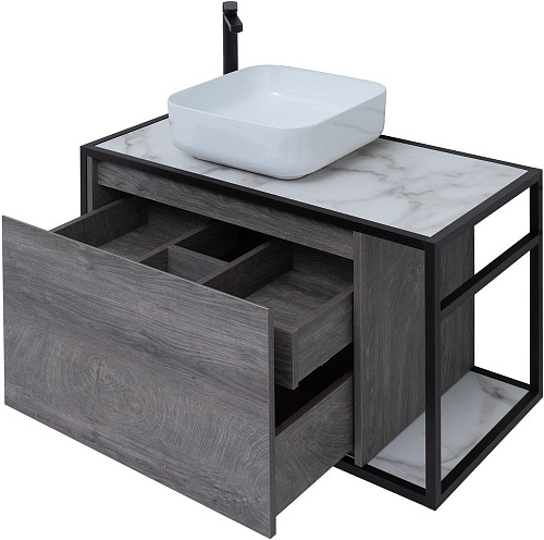 Тумба под раковину Aquanet Nova Lite Loft 90 L дуб рошелье 00261656 Тумба под раковину Aquanet Nova Lite Loft 90 L дуб рошелье 00261656