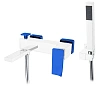 Смеситель для ванны Boheme Q 143-CRBlue.2 Chrome Blue.2