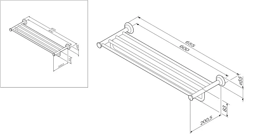 Полотенцедержатель AM.PM Like A8037700 Полотенцедержатель AM.PM Like A8037700