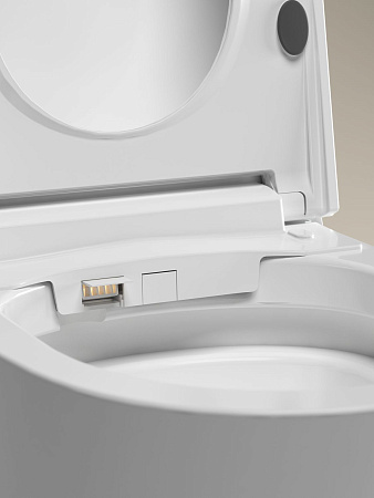 Унитаз подвесной Allen Brau Smart 4.I1001.20 с крышкой, белый, с функцией биде