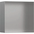 Настенный короб Hansgrohe XtraStoris с открытой рамой 30х39х14 см 56079800, под сталь Настенный короб Hansgrohe XtraStoris с открытой рамой 30х39х14 см 56079800, под сталь