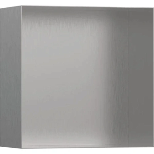 Настенный короб Hansgrohe XtraStoris с открытой рамой 30х39х14 см 56079800, под сталь Настенный короб Hansgrohe XtraStoris с открытой рамой 30х39х14 см 56079800, под сталь