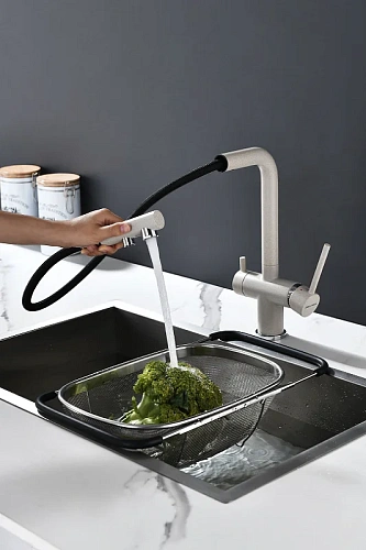 Смеситель для кухни Paulmark SERPENTINE бежевый Se213222-BE Смеситель для кухни Paulmark SERPENTINE бежевый Se213222-BE