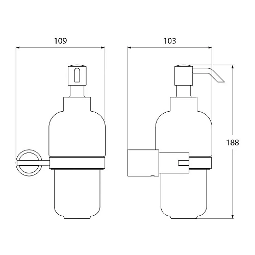 Дозатор жидкого мыла IDDIS Monet (MONSBC0I46) Дозатор жидкого мыла IDDIS Monet (MONSBC0I46)