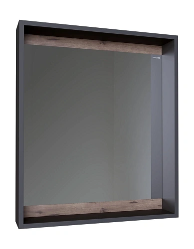 Зеркало GROSSMAN СМАРТ-60 см графит с полкой 60x70 206007 Зеркало GROSSMAN СМАРТ-60 см графит с полкой 60x70 206007