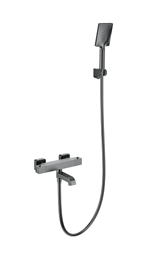 Смеситель для ванны Wonzon & Woghand с термостатом, темный графит (WW-B2026-A1-BGG) Смеситель для ванны Wonzon & Woghand с термостатом, темный графит (WW-B2026-A1-BGG)